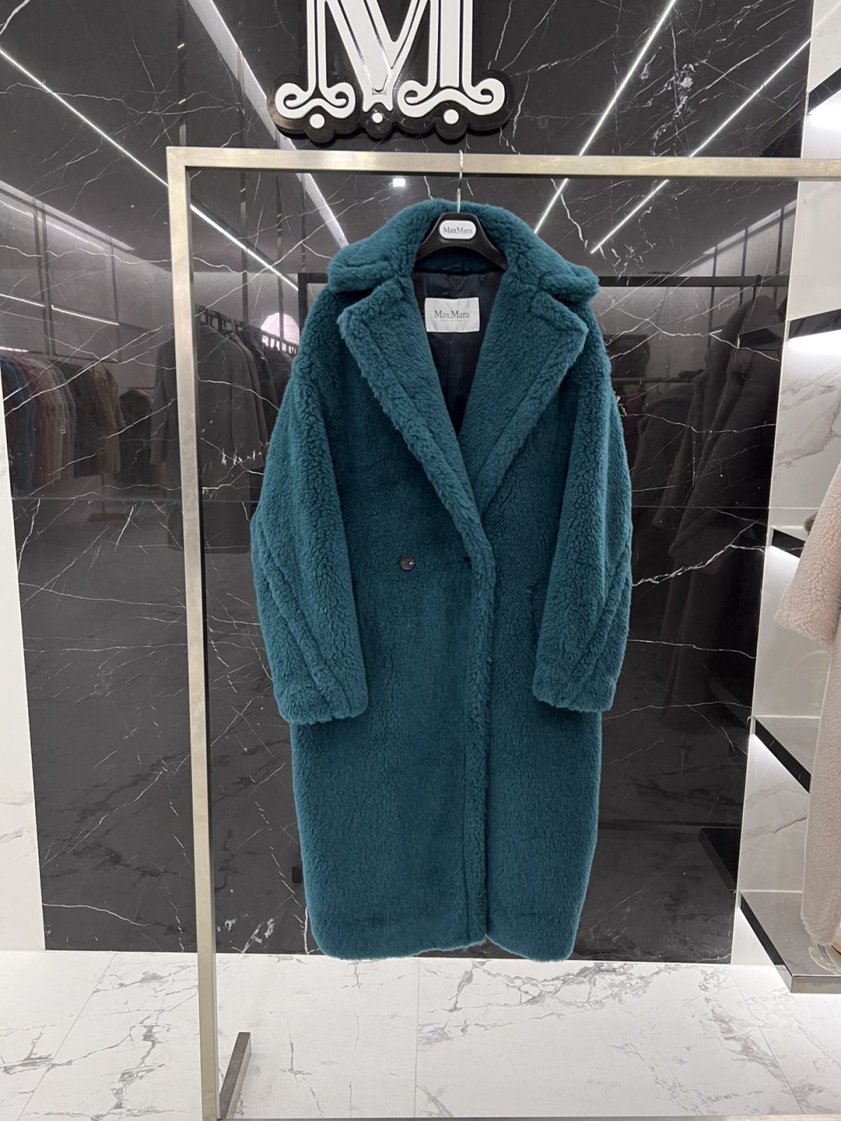 Max Mara Teddy fur long coat Size XS-M - Image 2