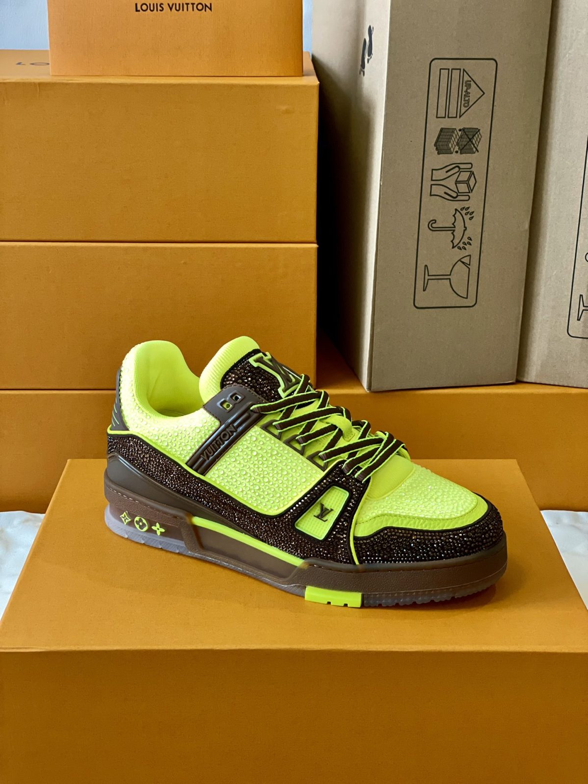Louis Vuitton LV Trainer Diamond Sneaker Size 36-46 - Image 4