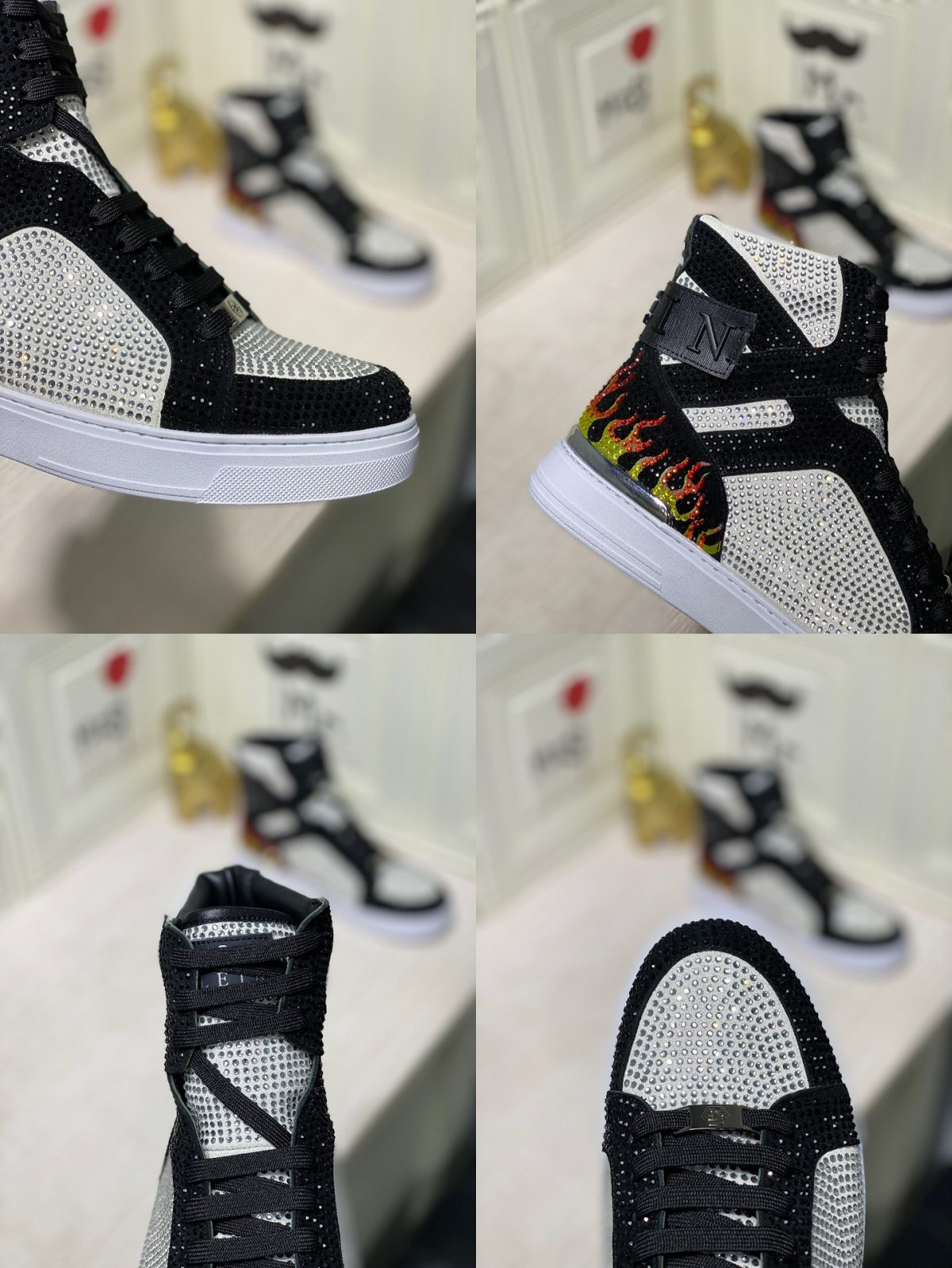 Philipp Plein Mens Outdoor Sneakers Shoes 38 - 45 - Image 9