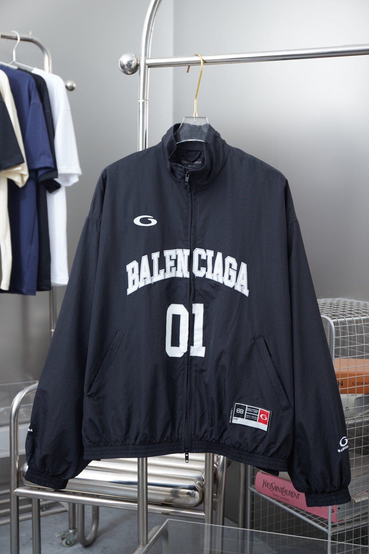 Balenciaga Embroider Jacket Size S-XL - Image 1