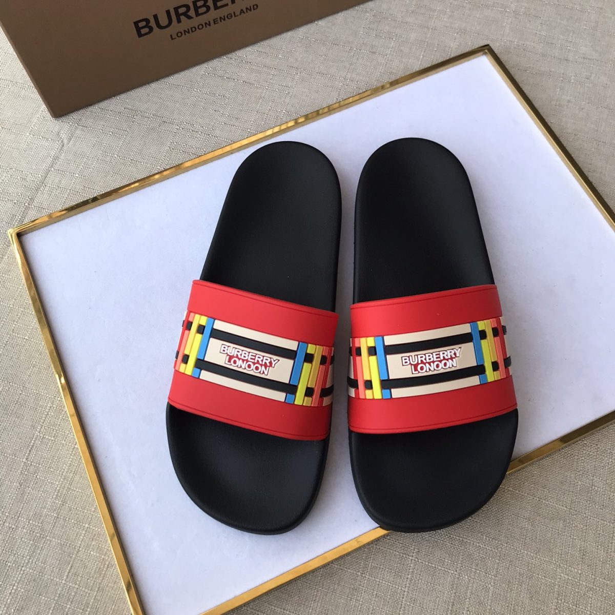 Burberry Mens Women Sandals Gr. 36-46 - Image 2