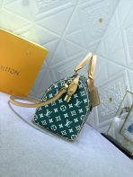 Louis Vuitton Speedy P9 Bandoulière 30 Monogram Leather Travel Bags Size 30*21*7cm - Image 4