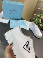 Prada 2024 New Double Wheel Re-Nylon gabardine Sneaker Size 36-41 - Image 3