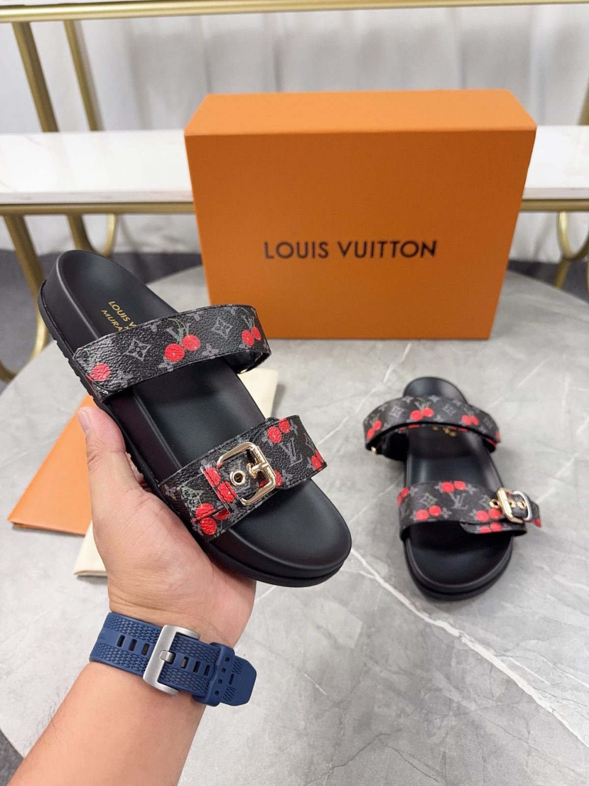 Louis Vuitton Pool Pillow Flat Comfort Slippers Size 36-46 - Image 6