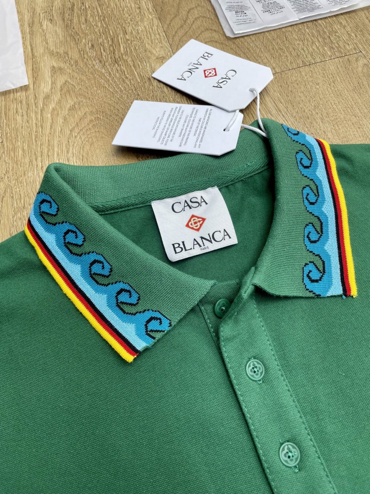 Casablanca Polo Shirt Size S-XL - Image 2