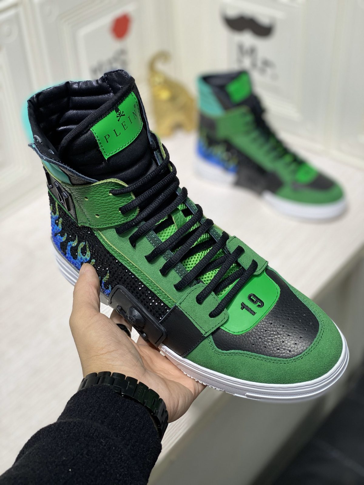 Philipp Plein Mens Outdoor Sneakers Shoes 38 - 45 - Image 4