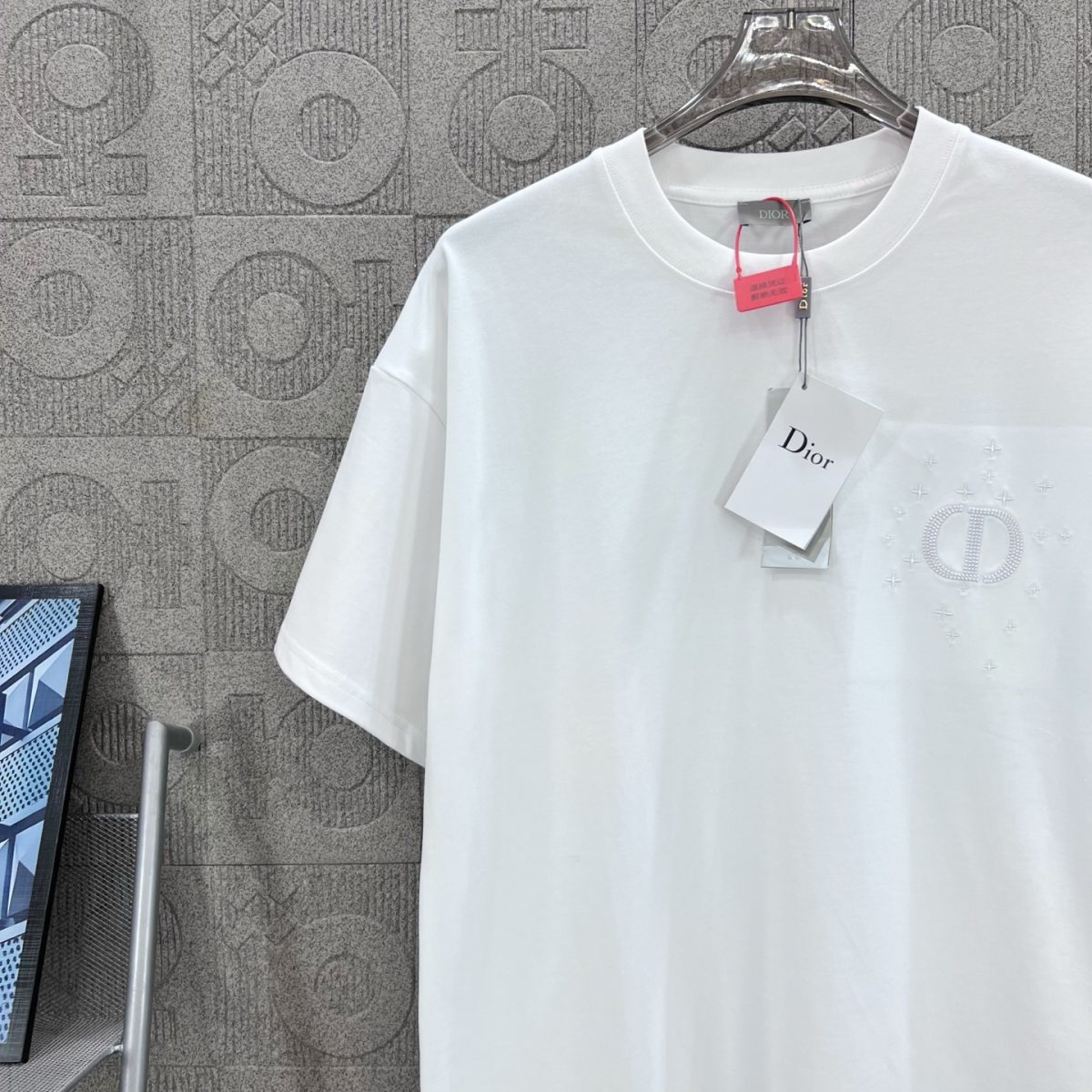 Dior T Shirt  Embroider Logo Size XS-L - Image 5