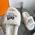 Hermes 23fw Women Winter Slippers Size 36-40 - Image 8