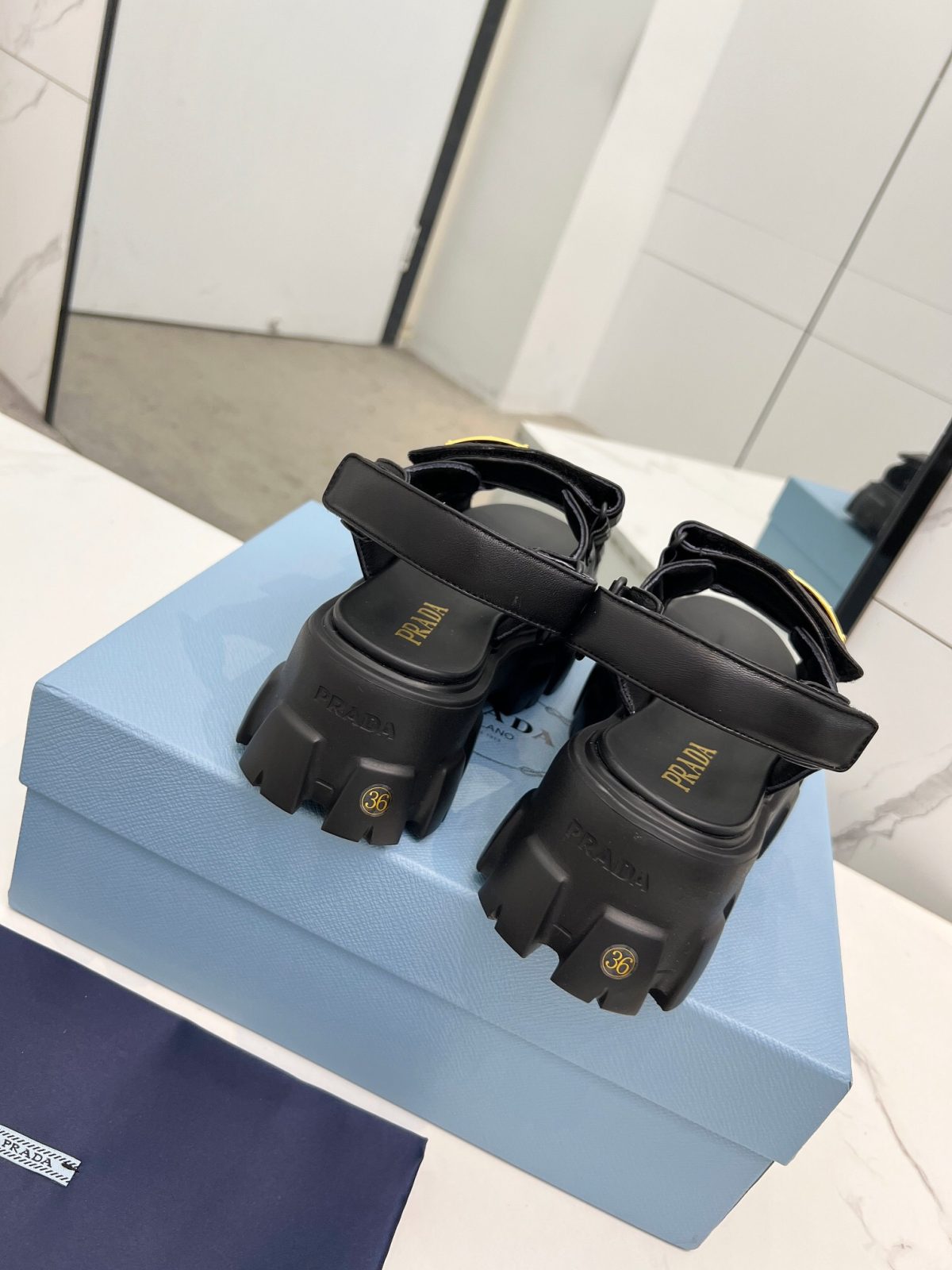 Prada 2024 New Monolith sandals Size 36-41 - Image 8