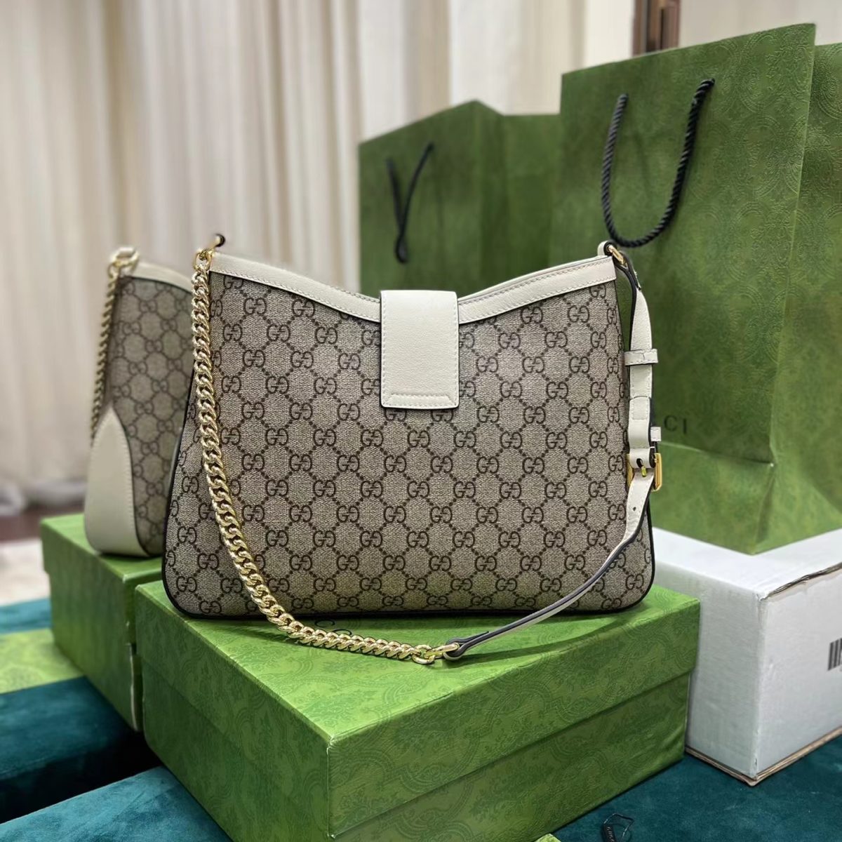 Gucci GG Ophidia GG Handbag for Women Size 32.5*24*5.5cm - Image 2