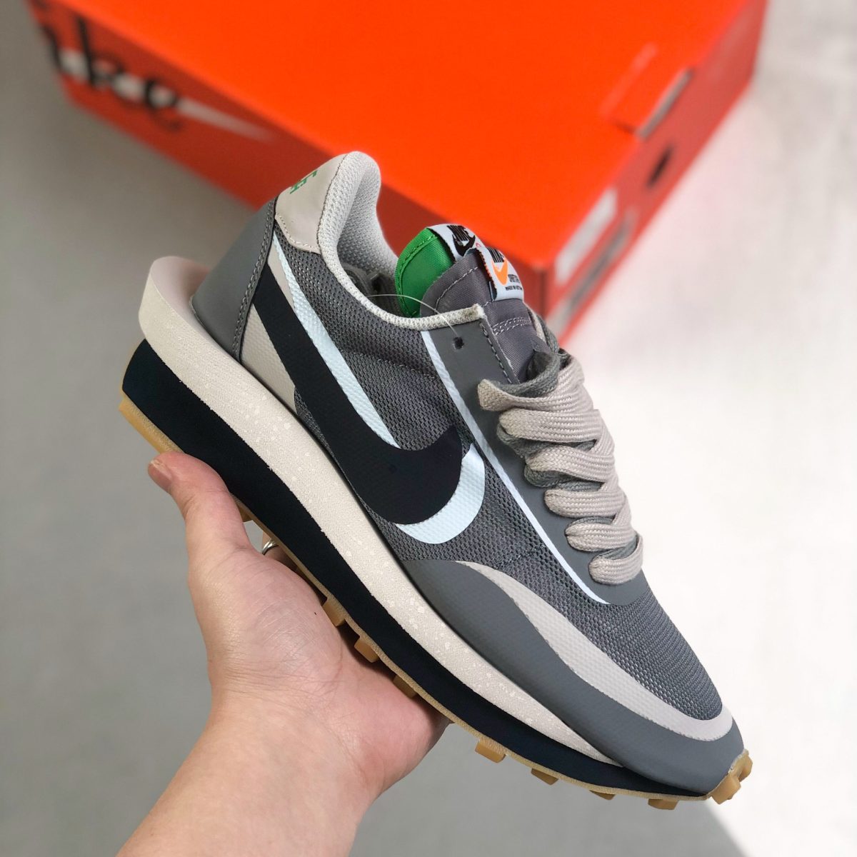 Nike x Sacai LDV Waffle Sneakers Shoes Black Mens/Women 36 - 46 - Image 1