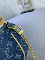 Louis Vuitton M82960 Mini Pochette Accessorie Monogram Denim Cowboy Shoulder Bags Size 4.5*9.5*4cm - Image 7