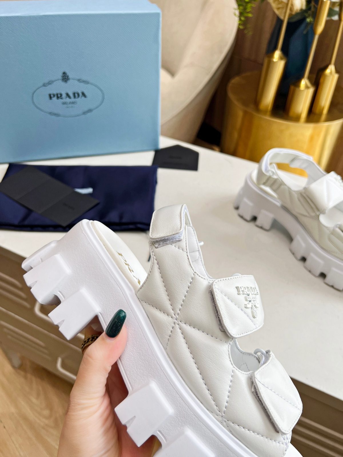 Prada 2024 New Monolith sandals Size 36-41 - Image 9