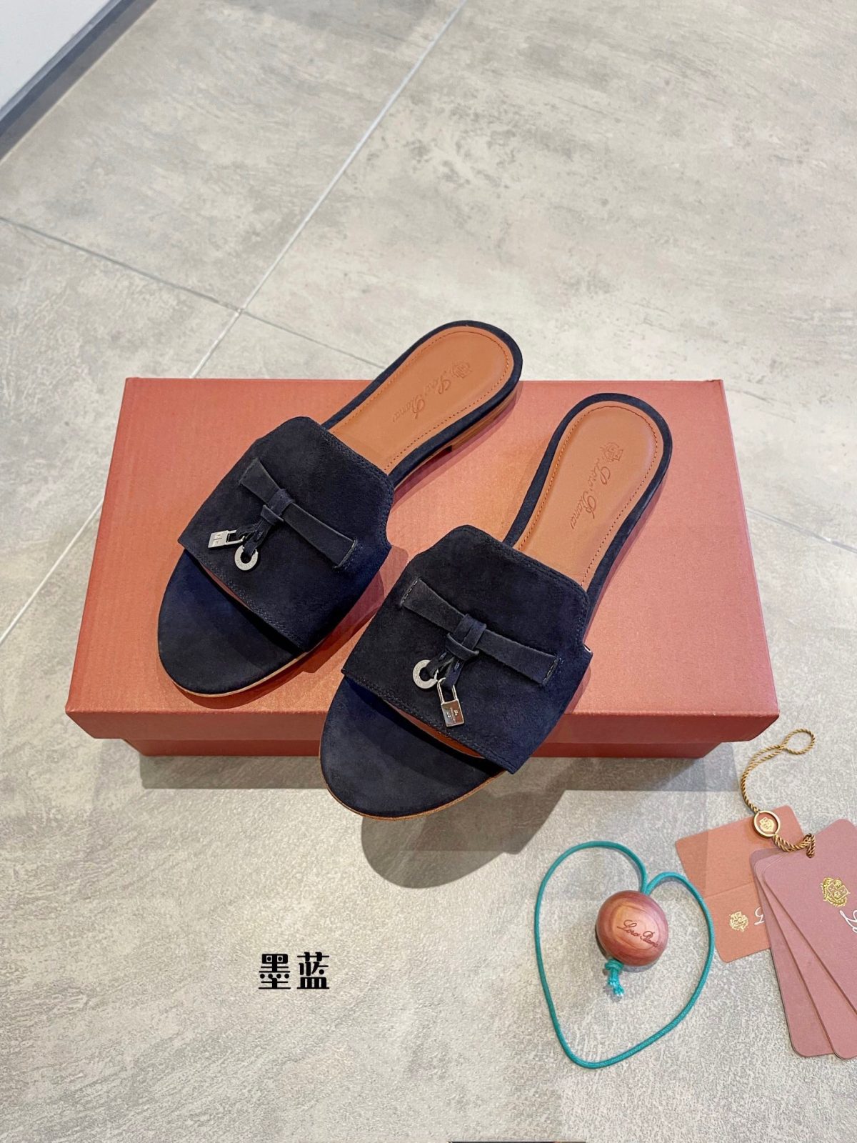 Loro Piana Charms Slipper Women Slippers Size 36-41 - Image 2