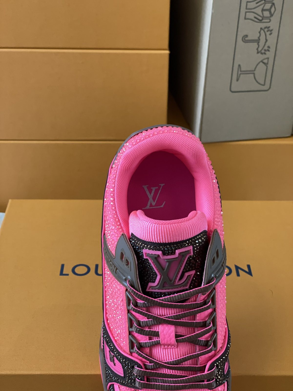 Louis Vuitton LV Trainer Diamond Sneaker Size 36-46 - Image 7