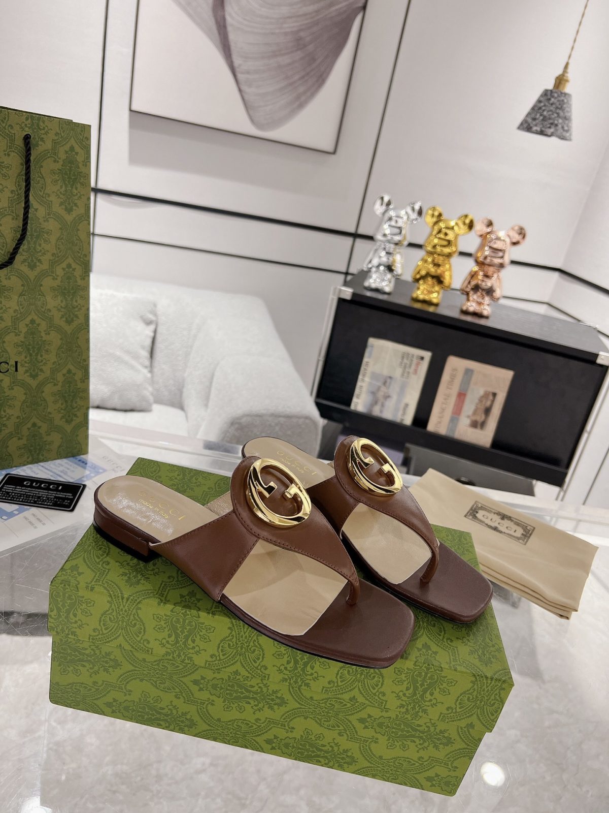 Gucci Blondie Slippers Size 36-40 - Image 3
