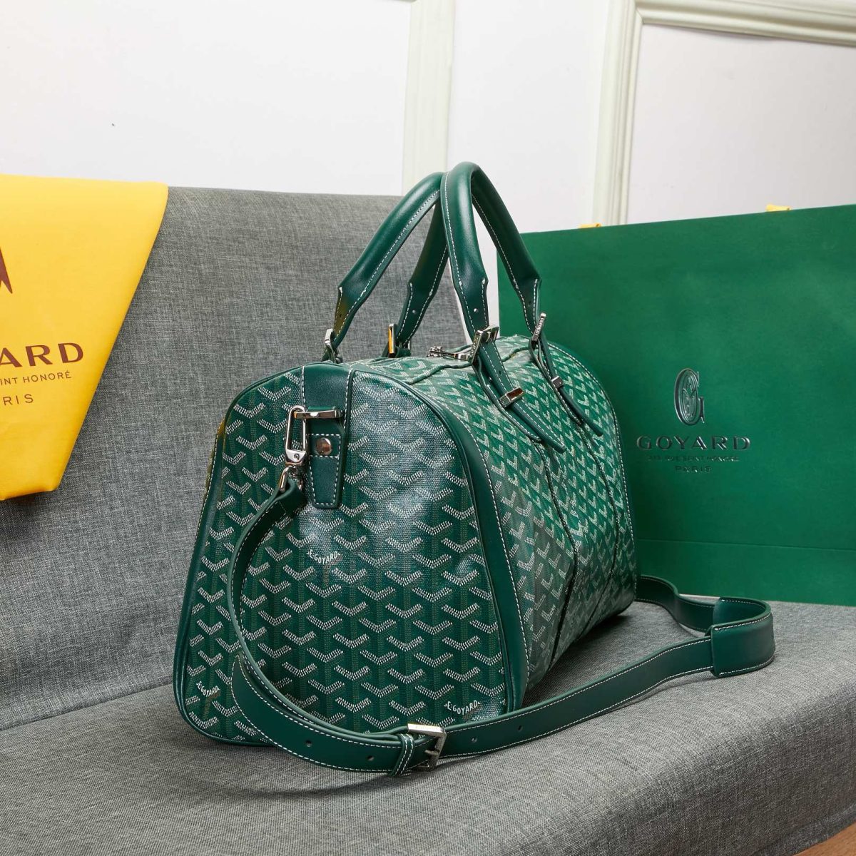 Goyard Bowling Travel Bags Size 48*28*22cm - Image 2