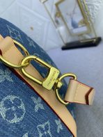 Louis Vuitton KEEPALL BANDOULIÈRE 45 Keepall Bandoulière Monogram Denim Travel Bags Size 45*27*20cm - Image 8