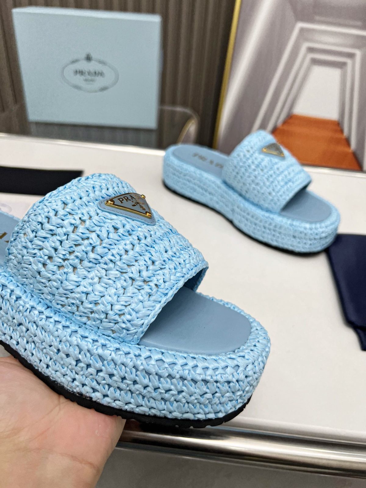Prada 2024 New Monolith sandals Size 36-41 - Image 3