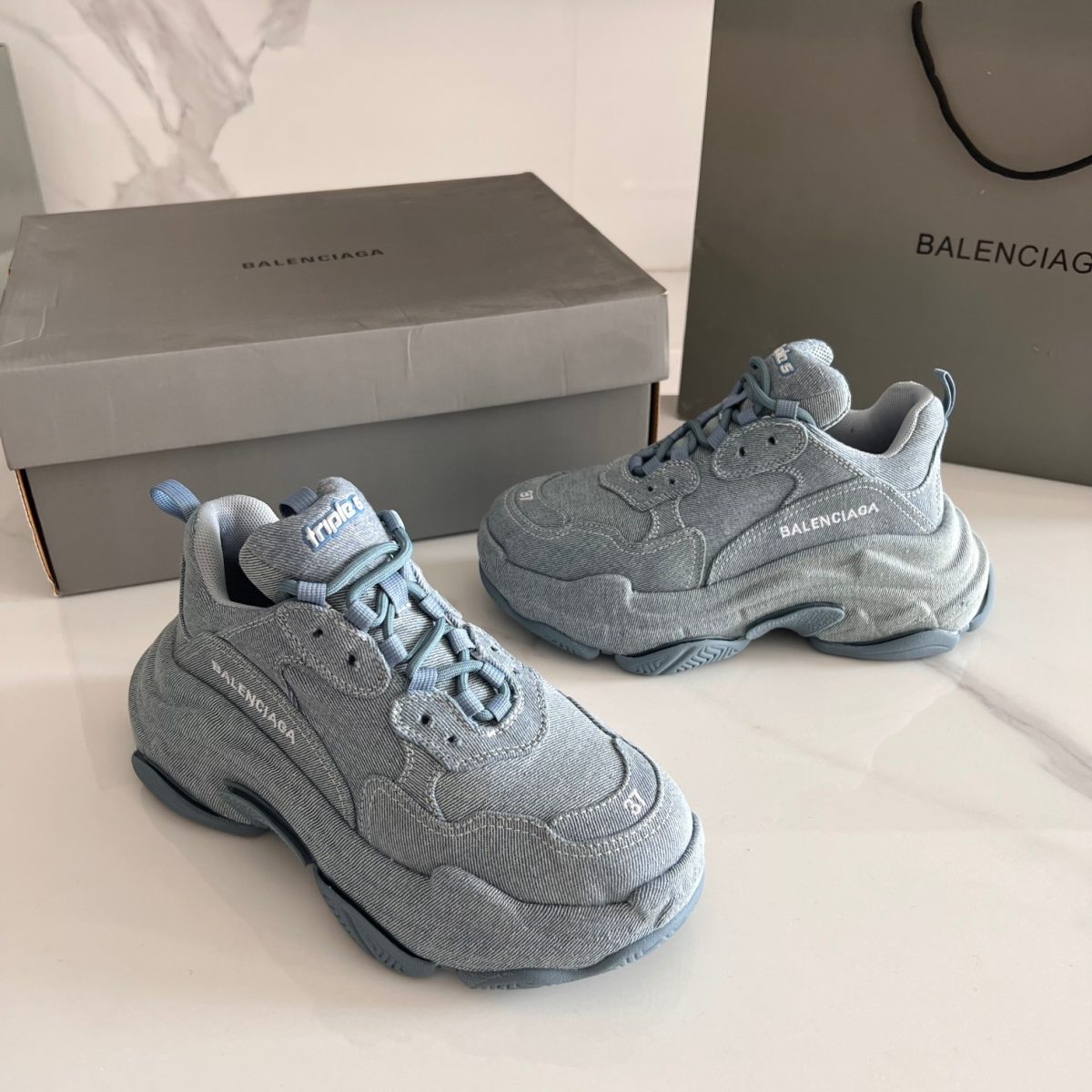 Balenciaga 2023 New Triple S Sneaker Unisex Size 35-45 - Image 3