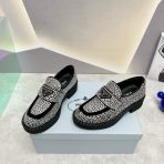 Prada New Women Loafers Size 35-41 - Image 3