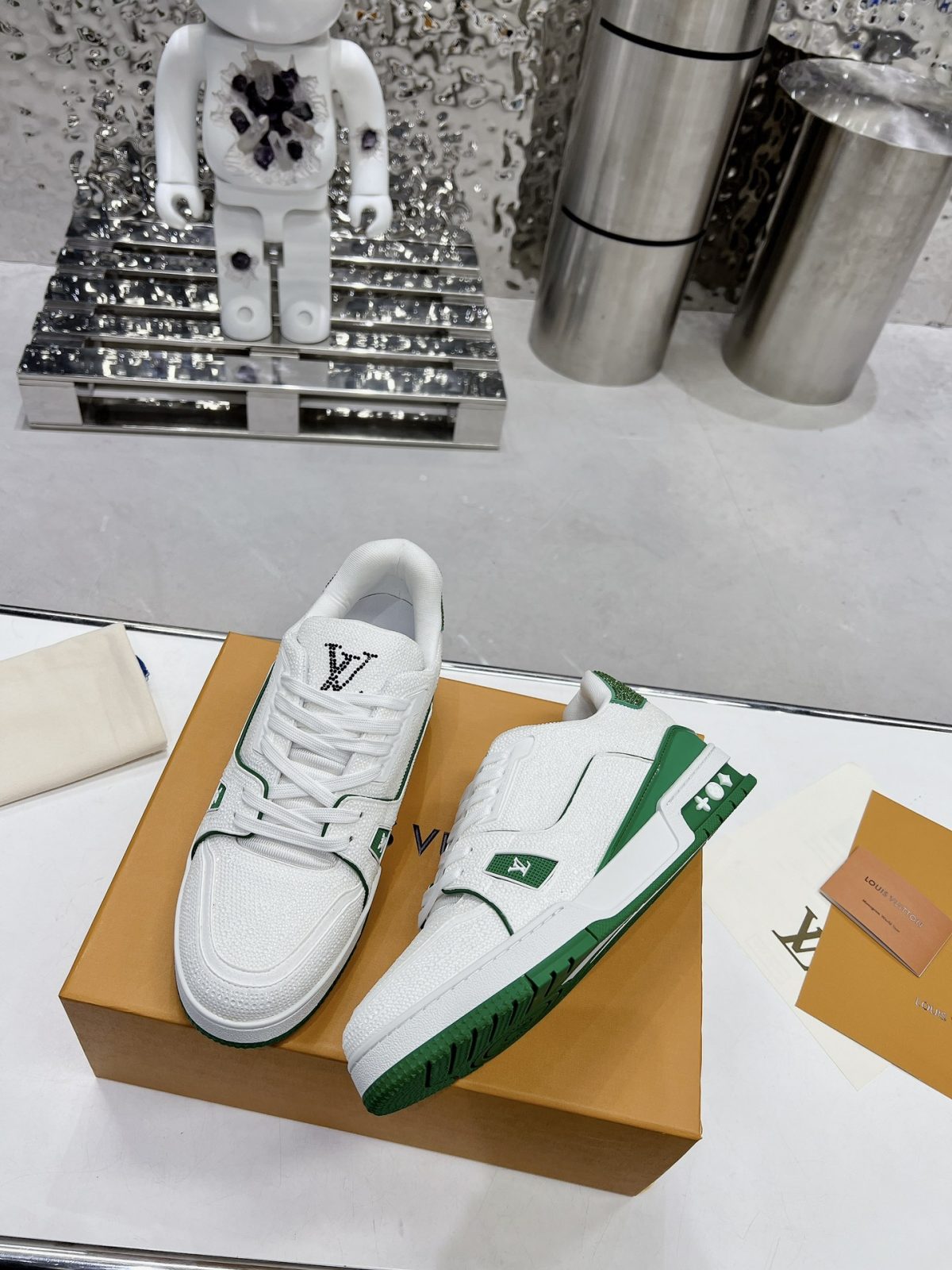 Louis Vuitton LV Trainer Diamond Sneaker Size 36-46 - Image 4