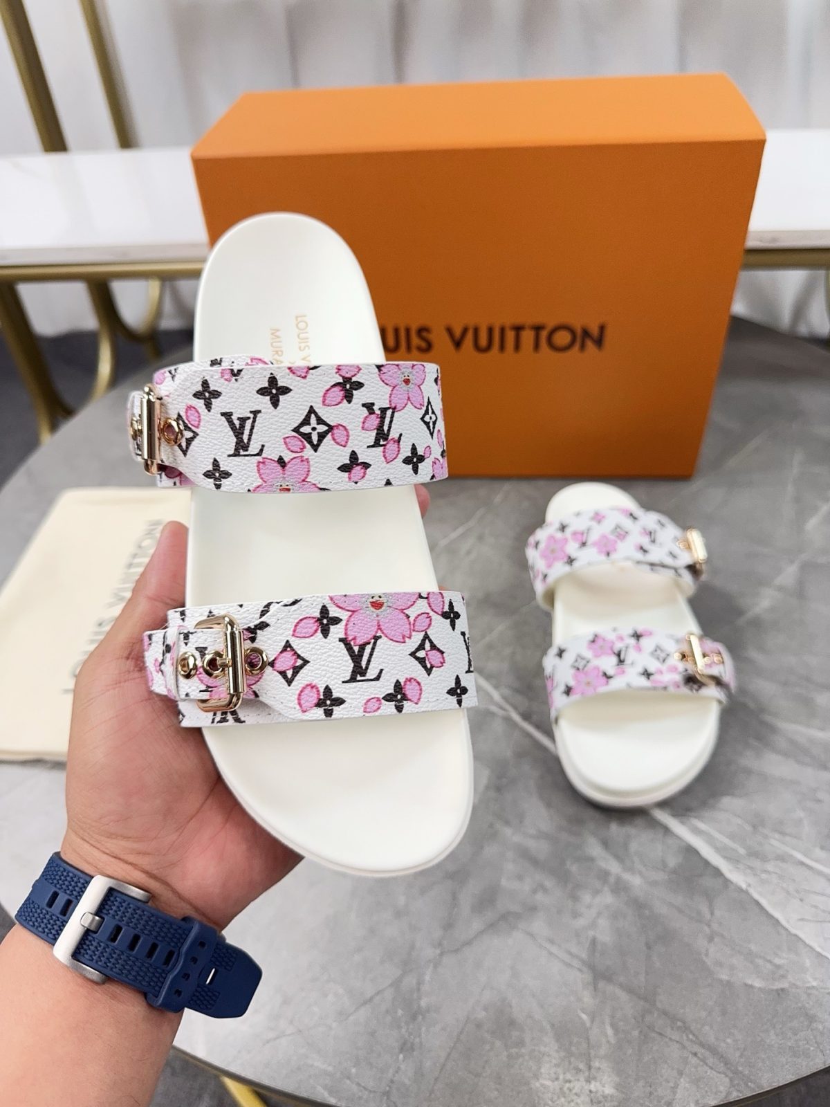 Louis Vuitton Pool Pillow Flat Comfort Slippers Size 36-46 - Image 4