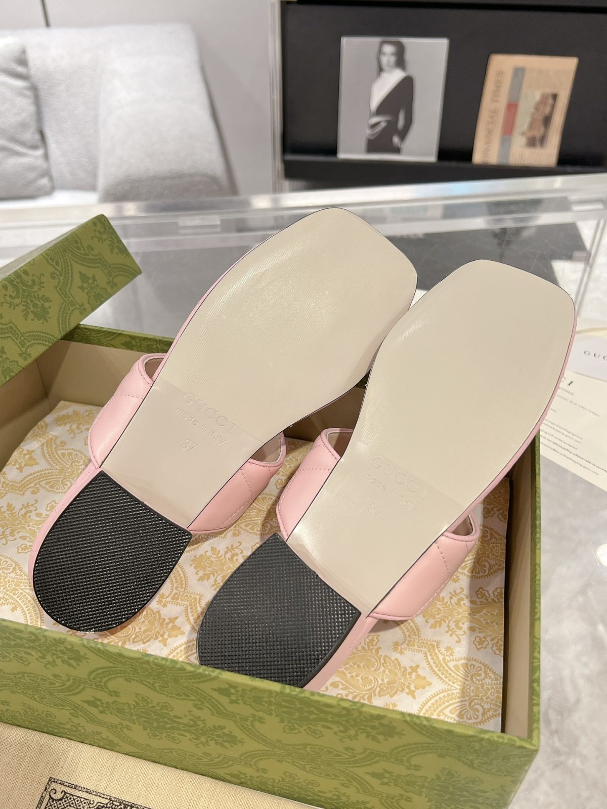 Gucci GG Marmont Slippers Size 36-41 - Image 9