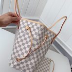 Louis Vuitton N41360 Neverfull Women Bags White Size 32*29*17cm - Image 8