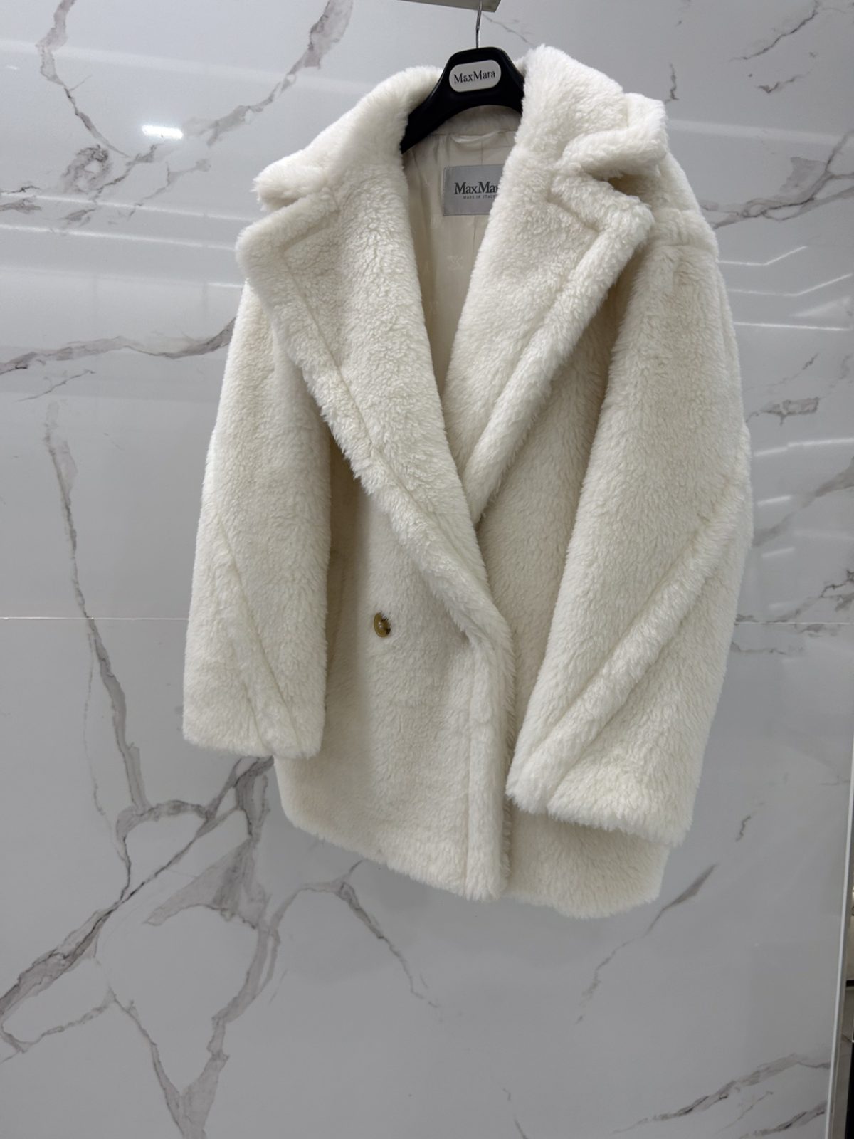 Max Mara Teddy fur Short coat Size XS-M - Image 3