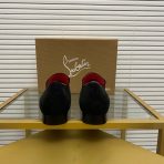 Christian Louboutin Navy Dandelion Strass Loafers Size 39-45 - Image 8