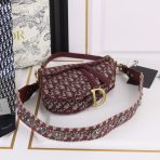 Dior Saddle Bags With Strap for Women Size 25.5*20*6.5cm - Image 4