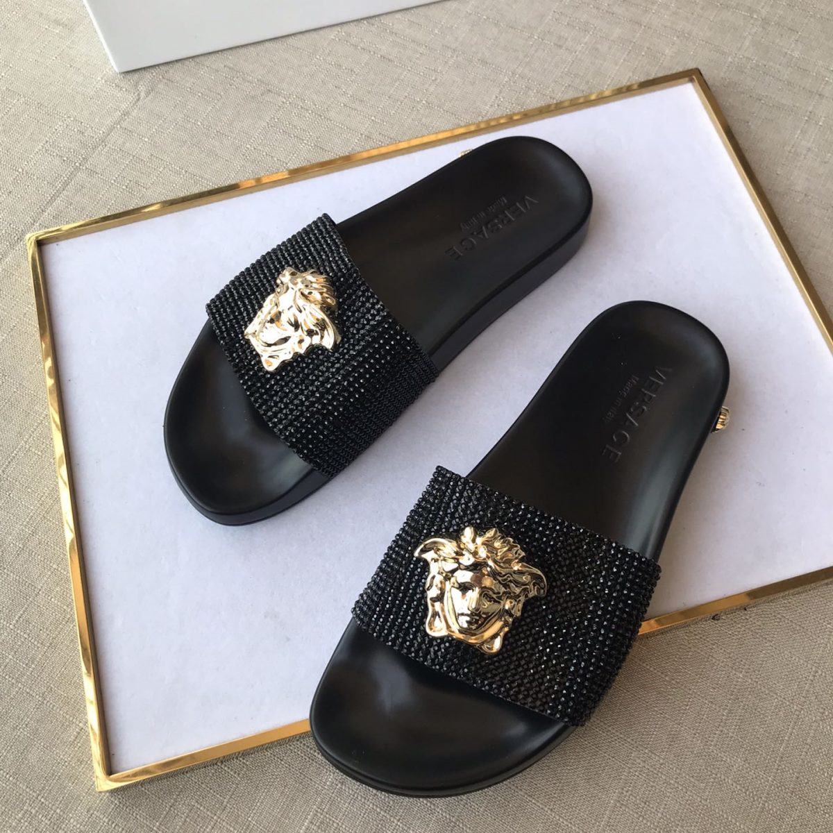 Versace Mens Women Sandals Gr. 36-46 - Image 3