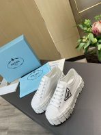 Prada 2024 New Double Wheel Re-Nylon gabardine Sneaker Size 36-41 - Image 2
