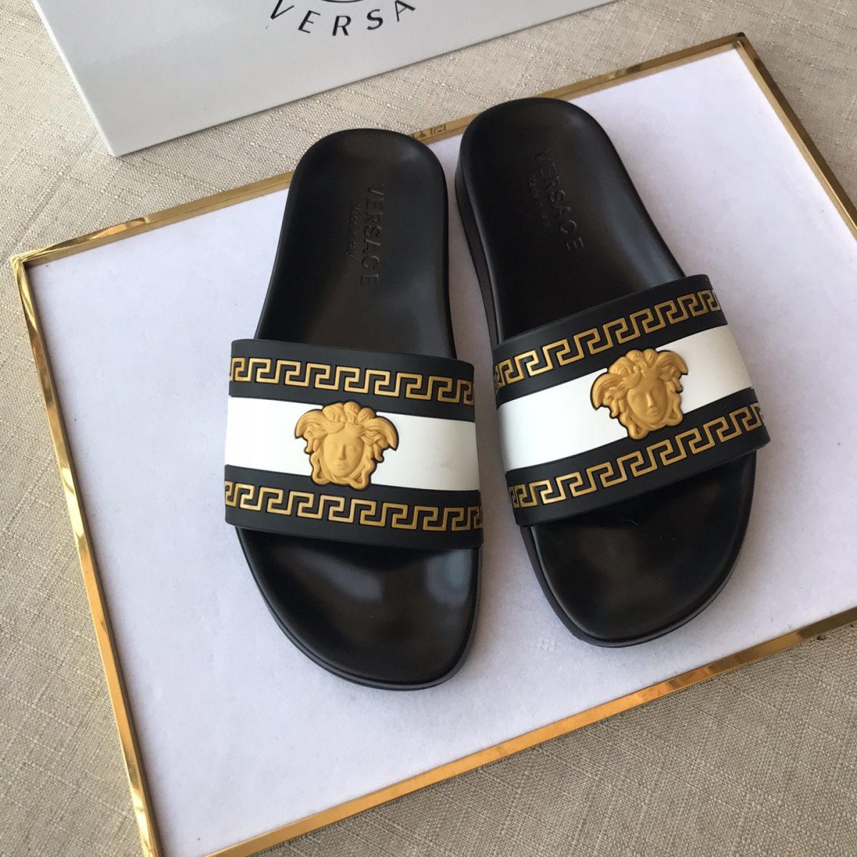 Versace Mens Women Sandals Gr. 36-46 - Image 2