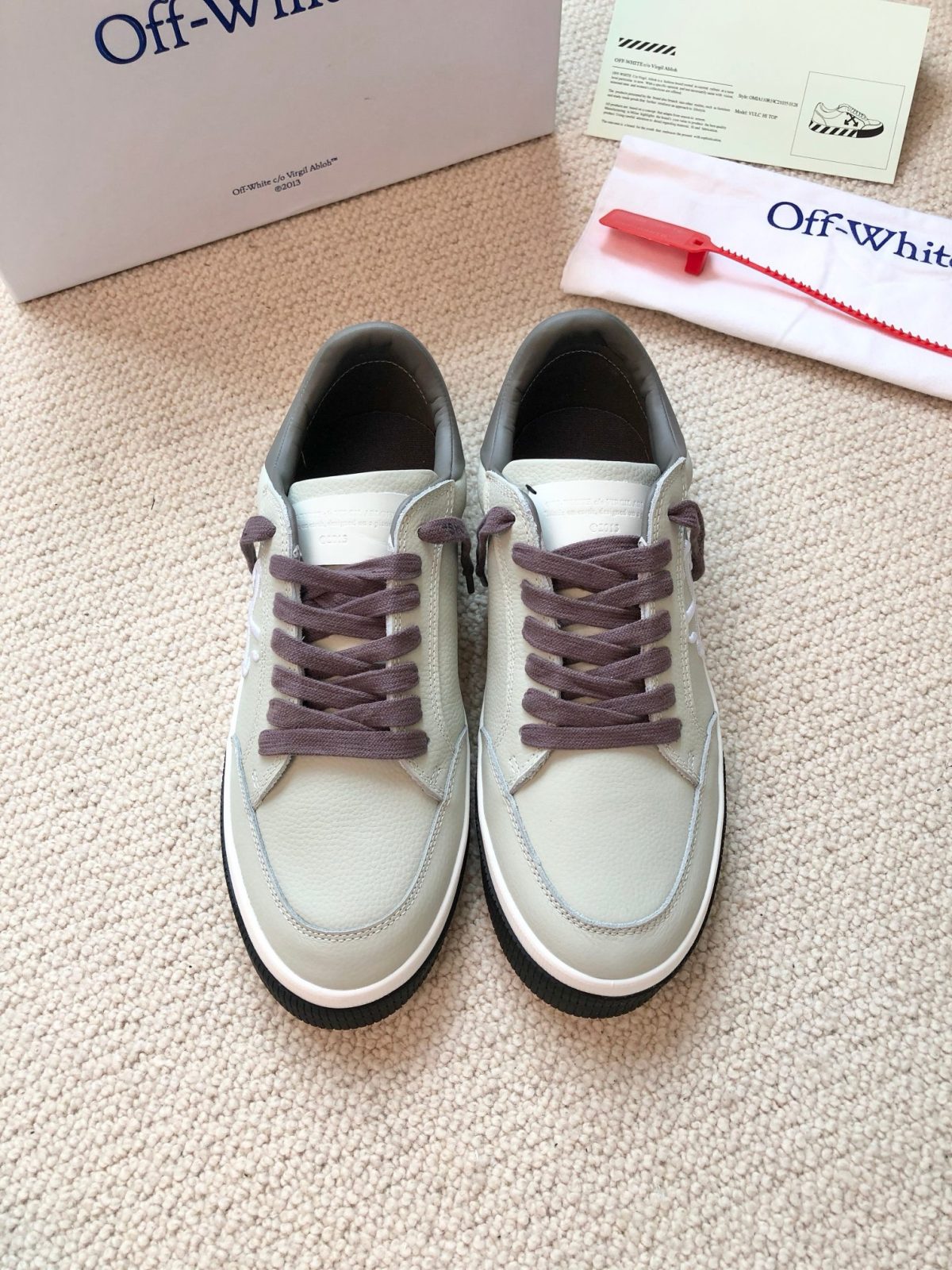 OFF White 2024ss New Low Vulcanized Sneaker Size 36-45 - Image 7