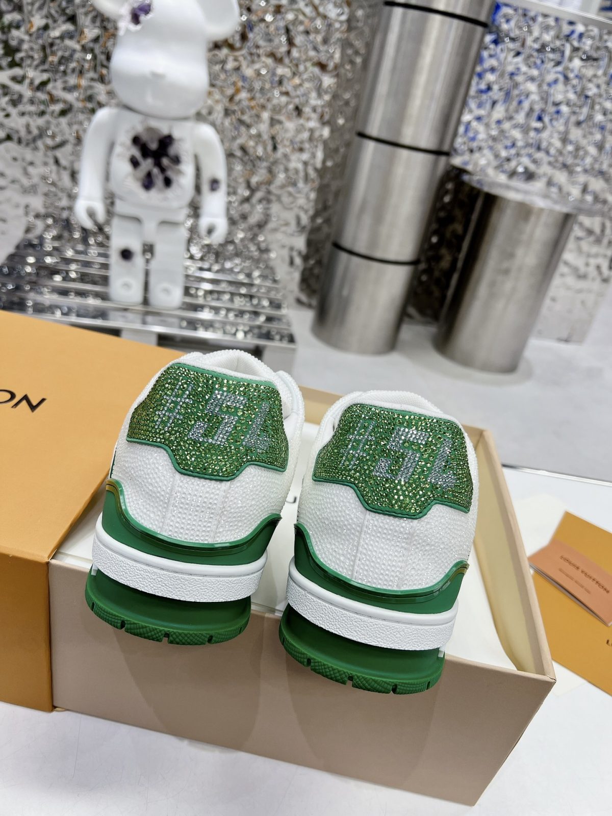 Louis Vuitton LV Trainer Diamond Sneaker Size 36-46 - Image 9