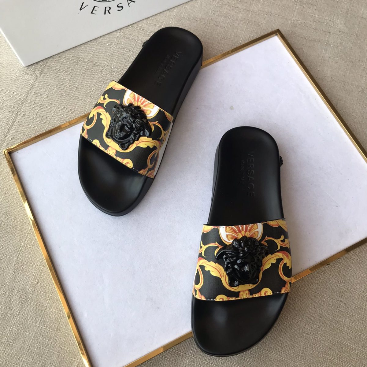 Versace Mens Women Sandals Gr. 36-46 - Image 8