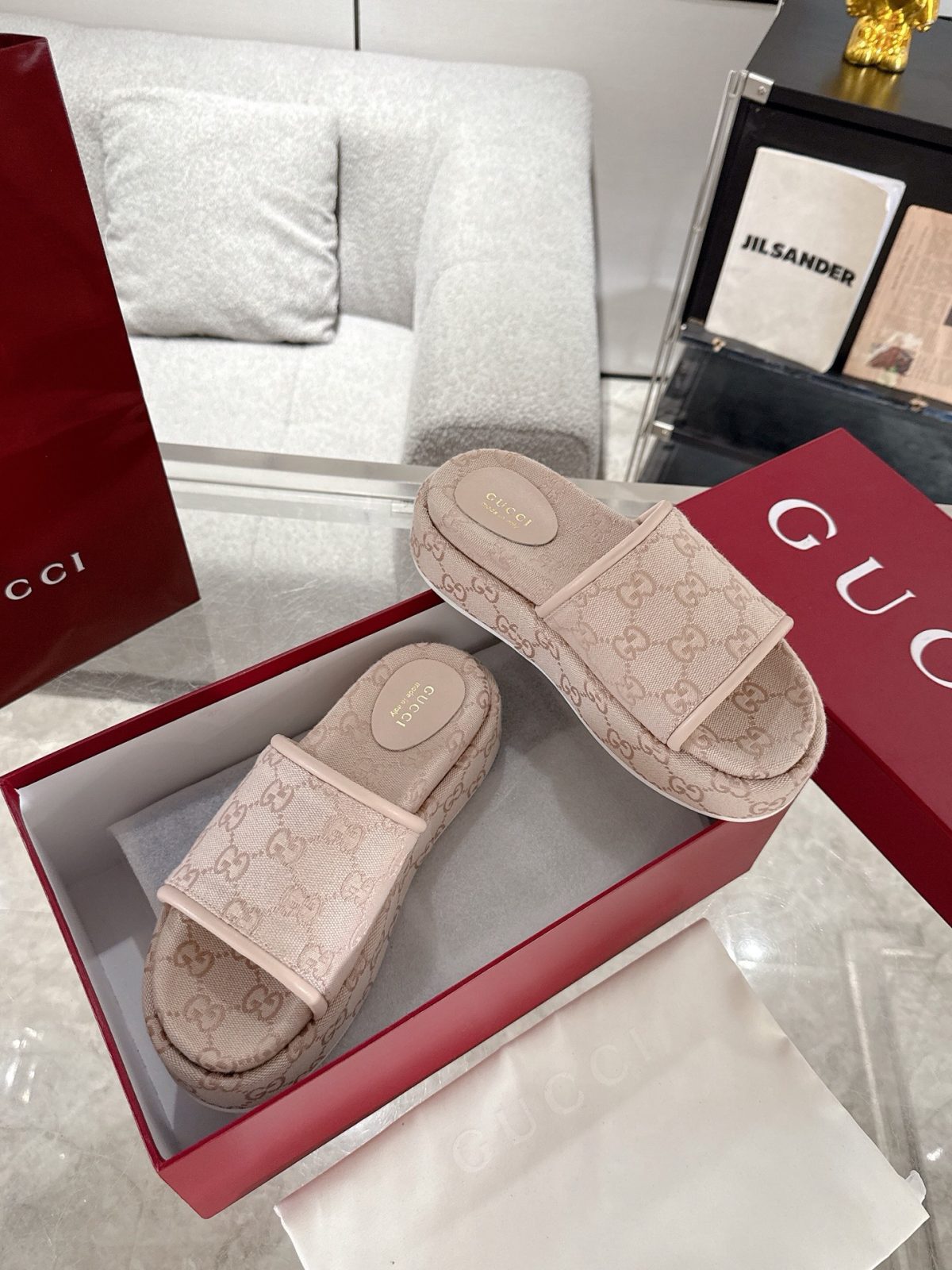 Gucci Platform Sandal Slippers Size 36-44 - Image 5