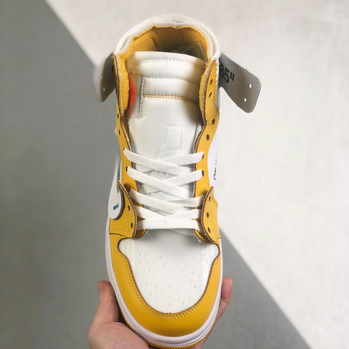 Nike Air Jordan 1 x OFF White High Top Sneakers Shoes Gr. 36-46 - Image 2