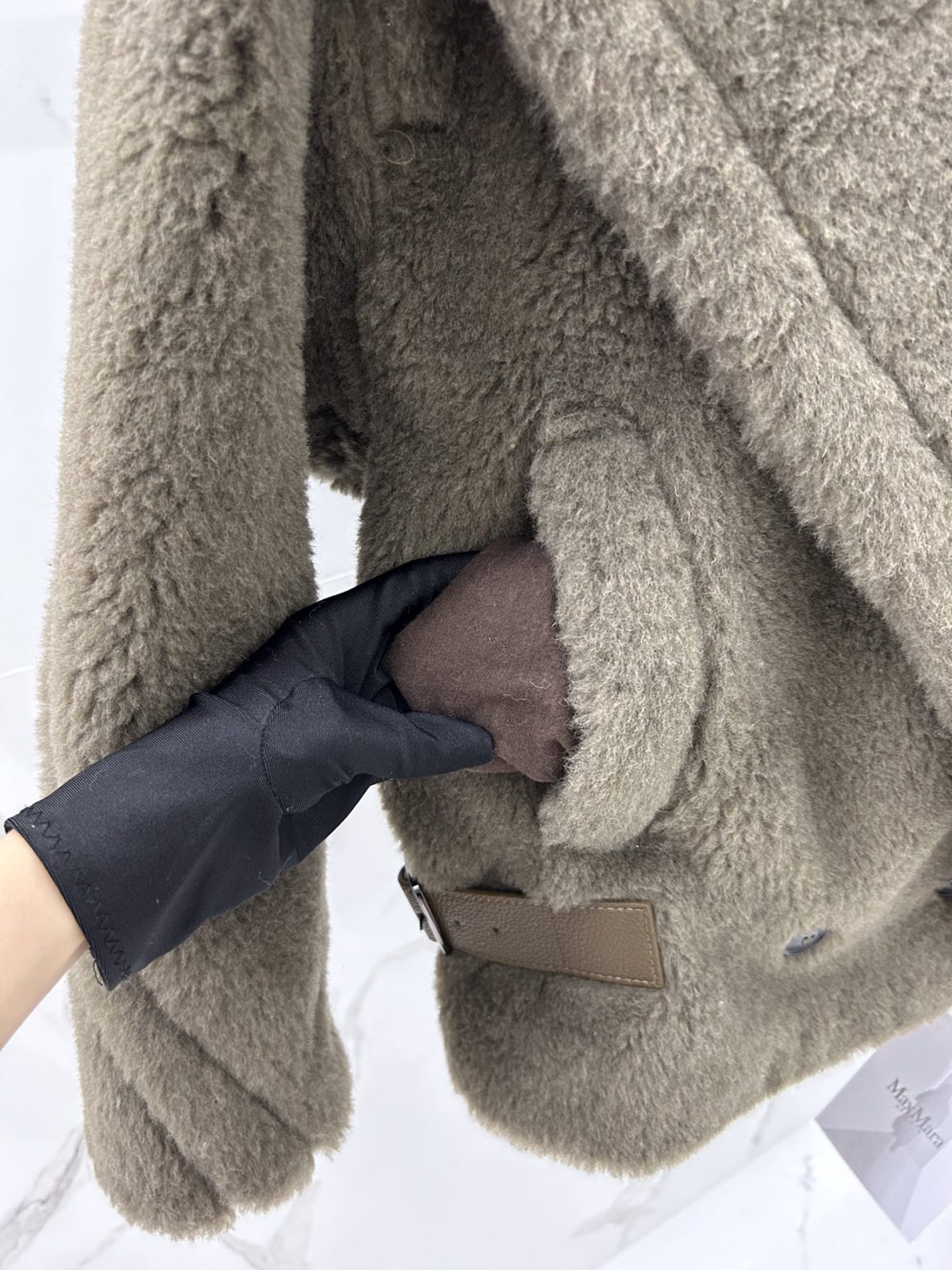 Max Mara Teddy fur Short coat Size XS-M - Image 7