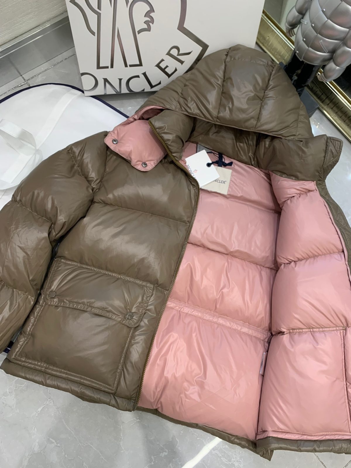 Moncler Abbaye Women Winter Jacket Size 0-3 - Image 8