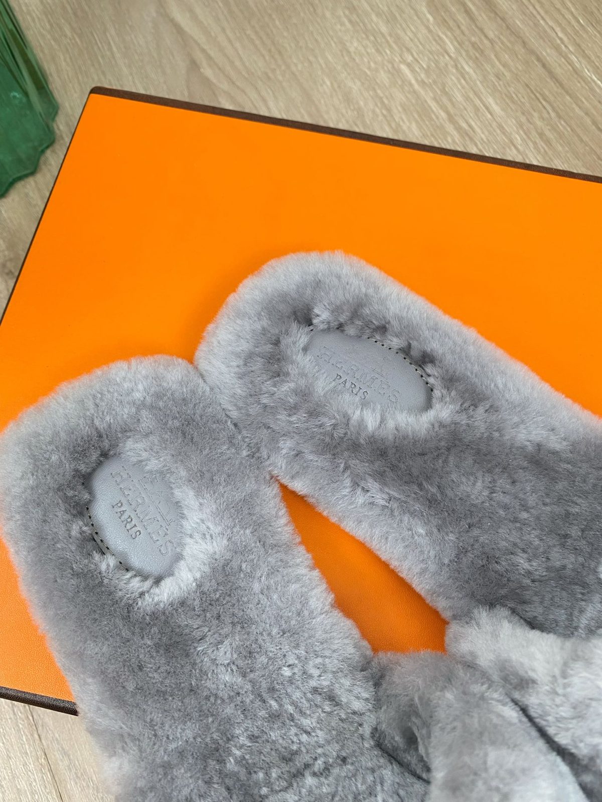 Hermes 23fw Women Winter Slippers Size 36-40 - Image 6