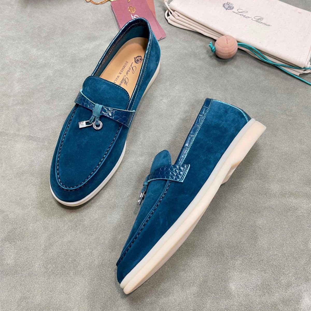 Loro Piana Unisex Loafers Size 36-45 - Image 1