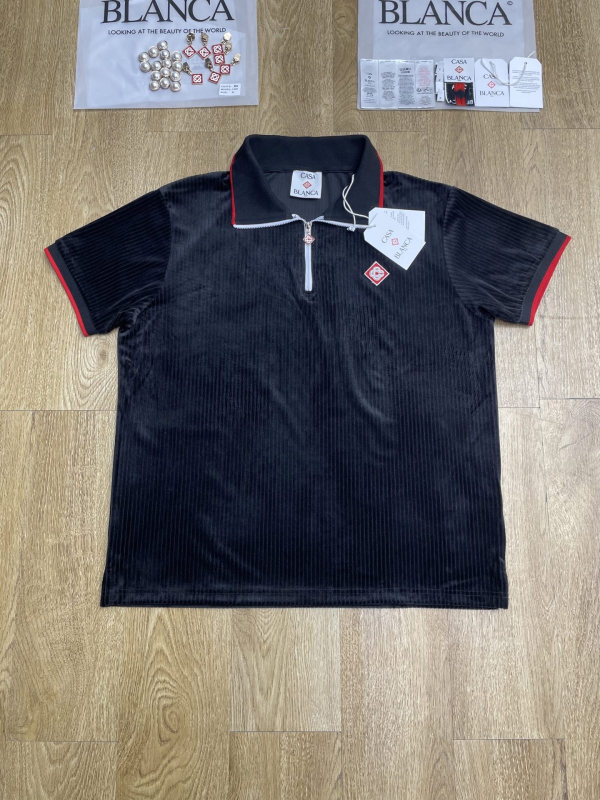Casablanca Polo Shirt Size S-XL - Image 1