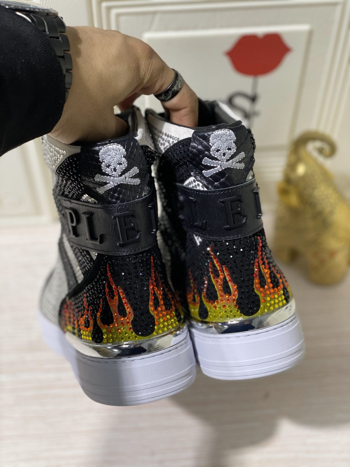 Philipp Plein Mens Outdoor Sneakers Shoes 38 - 45 - Image 3