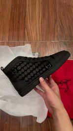 Christian Louboutin Louis High-Top Sneaker Size 36-46  8-Color - Image 2
