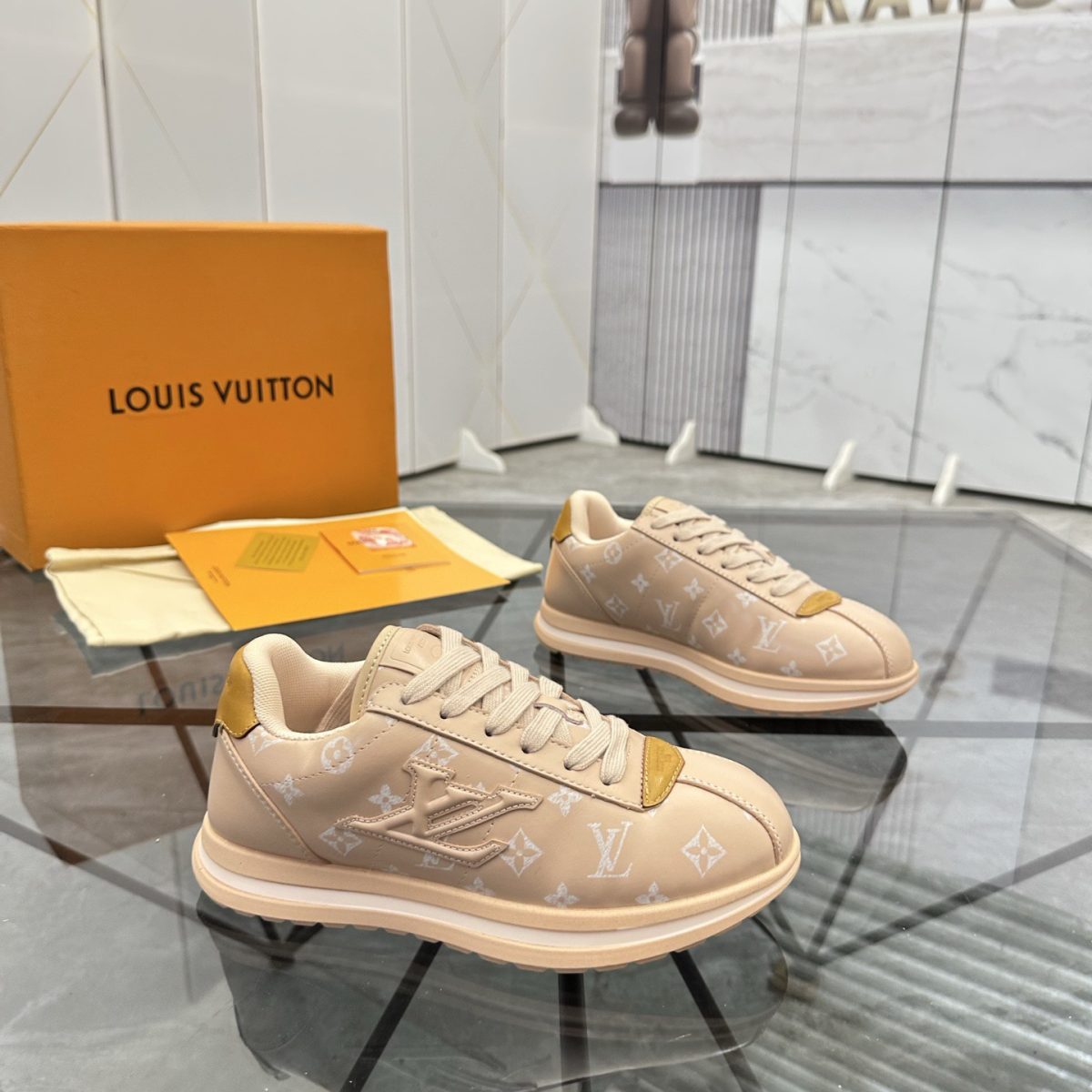 Louis Vuitton Buttersoft Pharrell Williams Monogram Sneaker Size 36-46 - Image 1