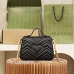 Gucci GG Marmont Top Handle Bags for Women Size 21*15.5*8cm - Image 7