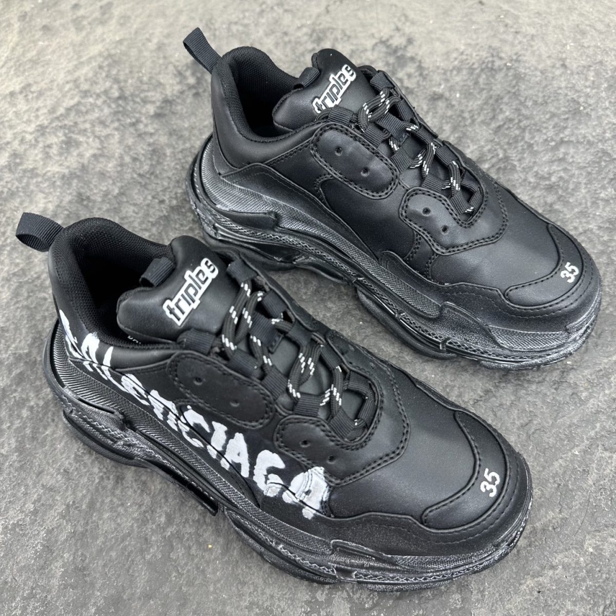 Balenciaga Triple S Tape Type Sneaker Size 35-46 - Image 2